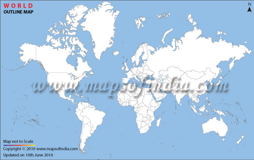 world map outline. world map outline.