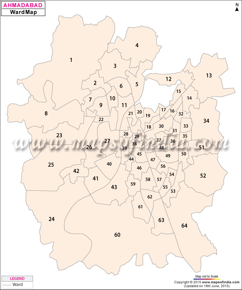 Ahmedabad Ward Map