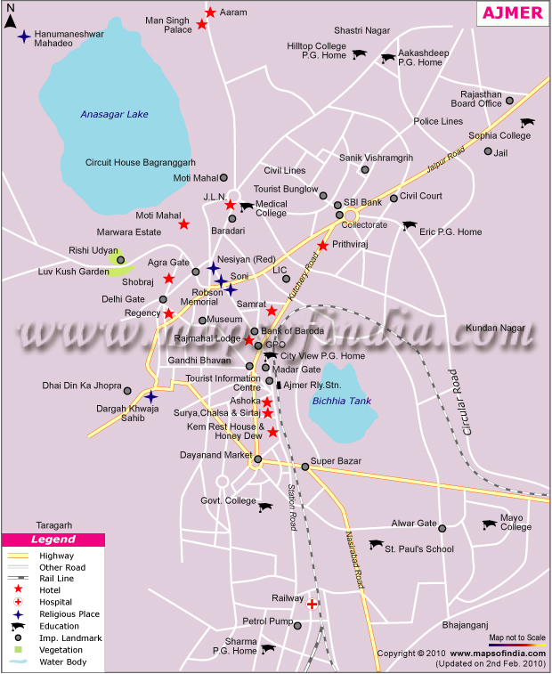 Ajmer Map 