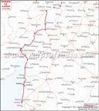 Mumbai to Ajmer Route Map