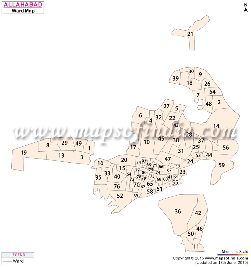 Allahabad Ward Map