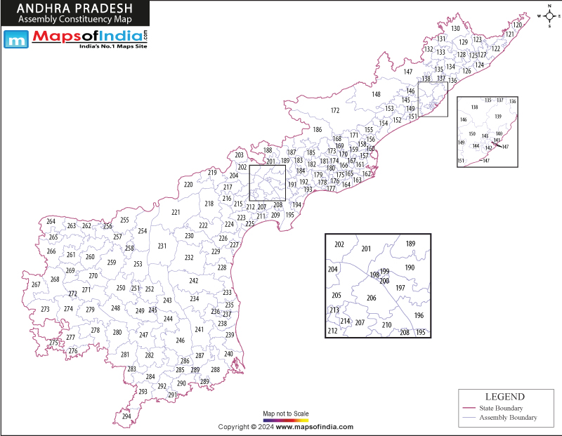Andhra Pradesh  Constituency Map