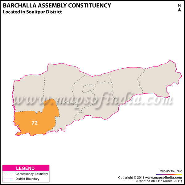 Barchalla Assembly Constituency Result Map 2011