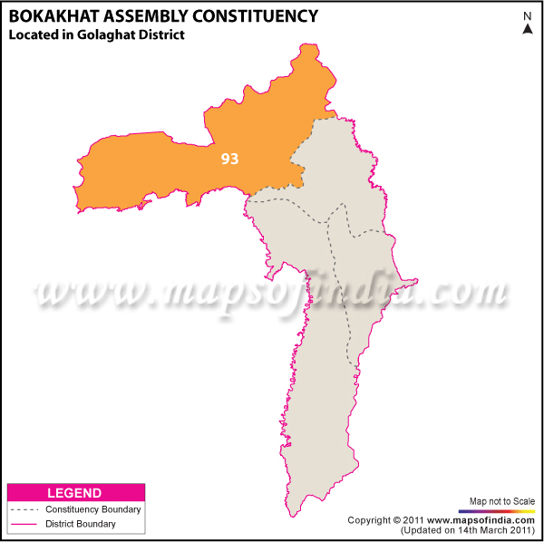 Bokakhat Assembly Constituency Result Map 2011