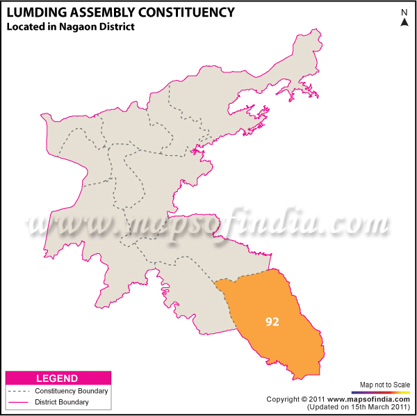Lumding Assembly Constituency Result Map 2011