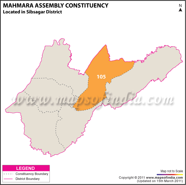 Mahmara Assembly Constituency Result Map 2011