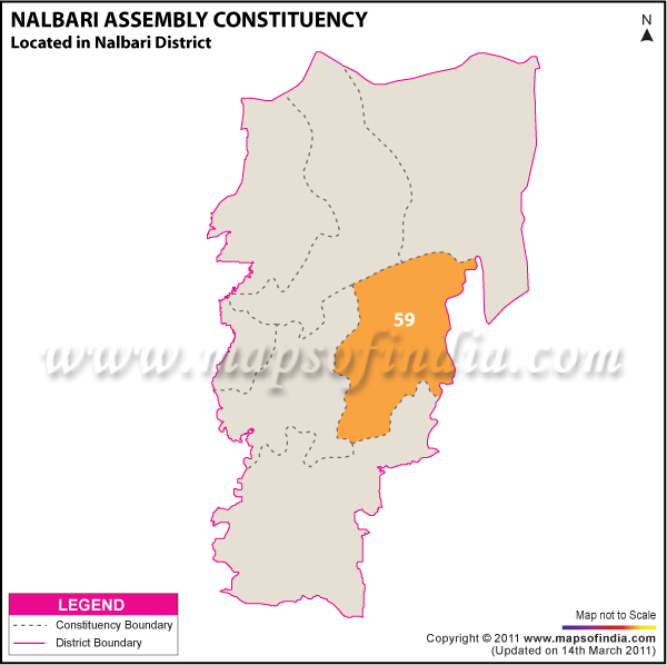 Nalbari Assembly Constituency Result Map 2011