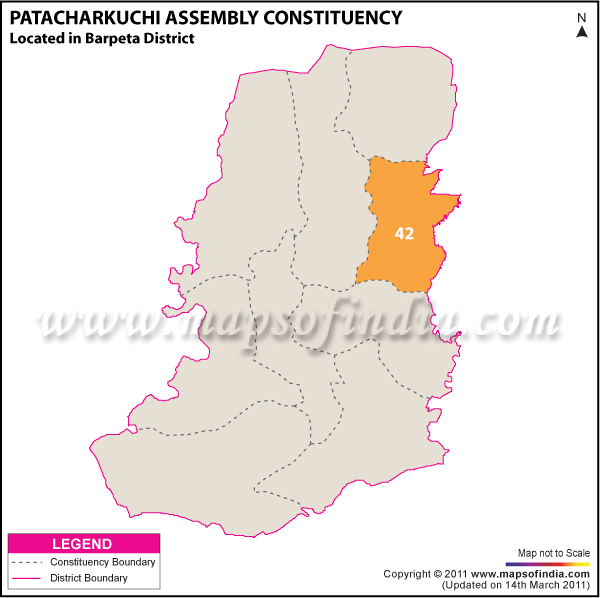 Patacharkuchi Assembly Constituency Result Map 2011