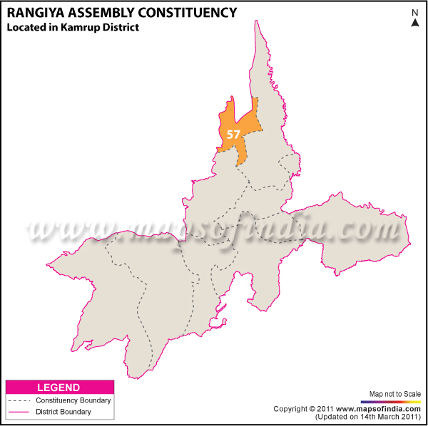 Rangiya Assembly Constituency Result Map 2011