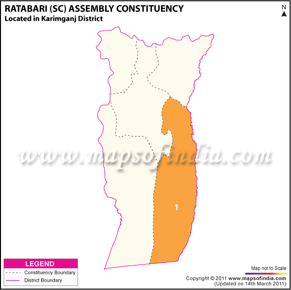 Ratabari (SC) Assembly Constituency Result Map 2011
