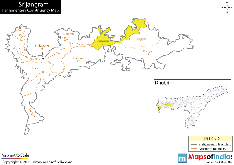 Srijangram Assembly Constituency Result Map 2026 Srijangram Assembly Constituency Result Map 2026