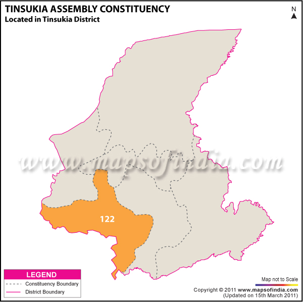 Tinsukia Assembly Constituency Result Map 2011