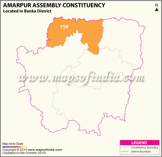 Assembly Constituency Map of Amarpur