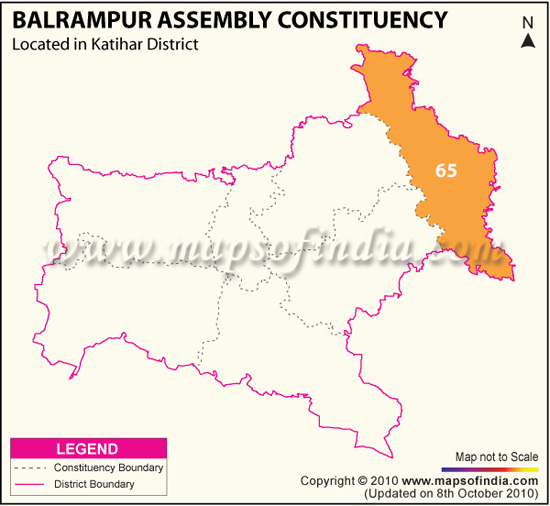 Assembly Constituency Map of Balrampur