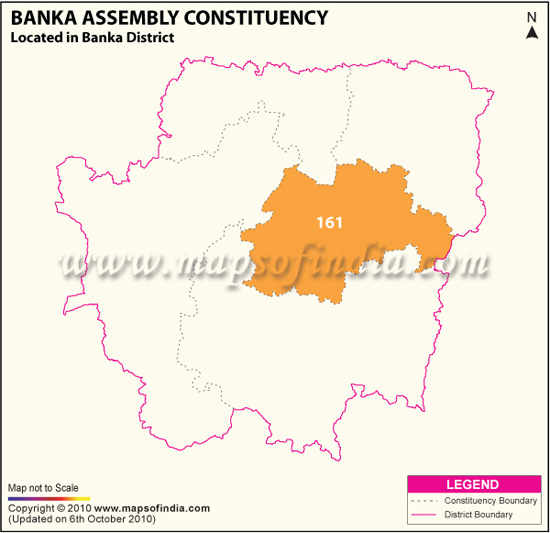 Assembly Constituency Map of Banka