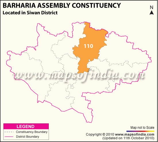 Assembly Constituency Map of Barharia