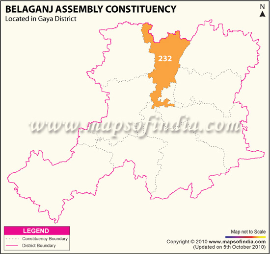Assembly Constituency Map of Belaganj