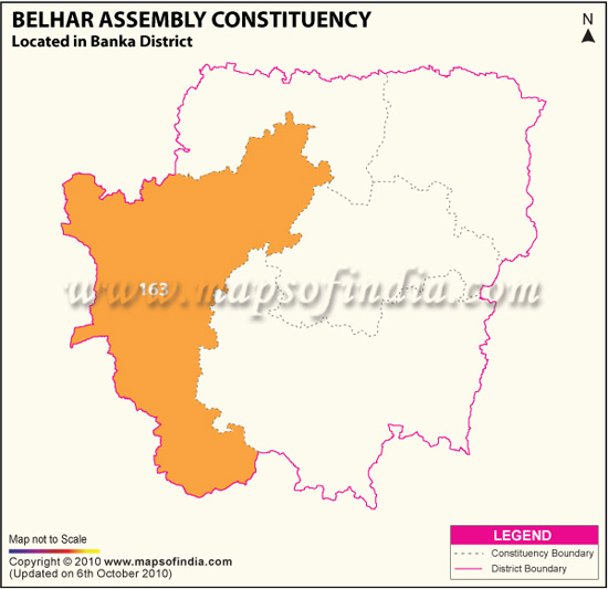 Assembly Constituency Map of Belhar