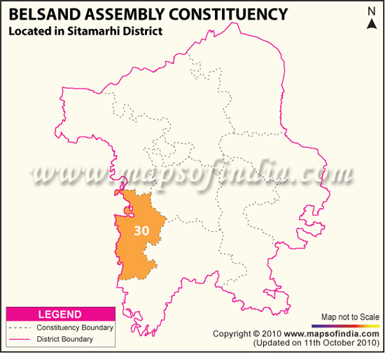 Assembly Constituency Map of Belsand