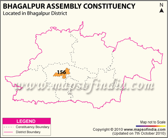 Assembly Constituency Map of Bhagalpur