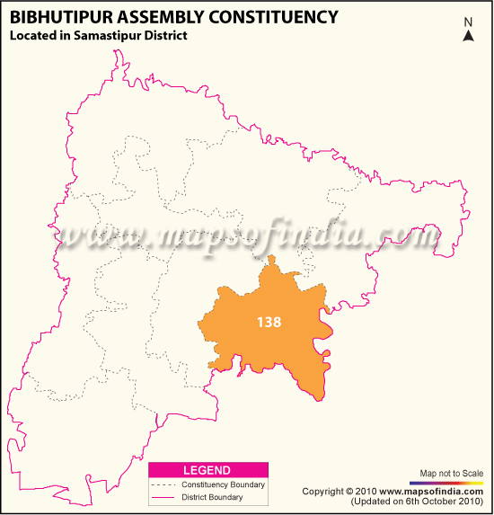 Assembly Constituency Map of Bibhutipur