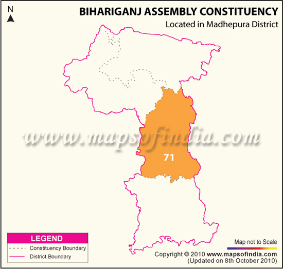 Assembly Constituency Map of Bihariganj