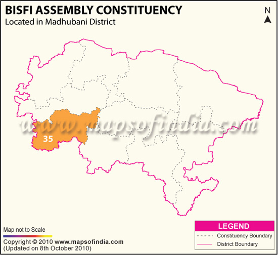 Assembly Constituency Map of Bisfi