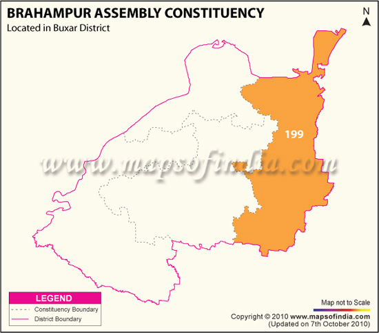 Assembly Constituency Map of Brahampur