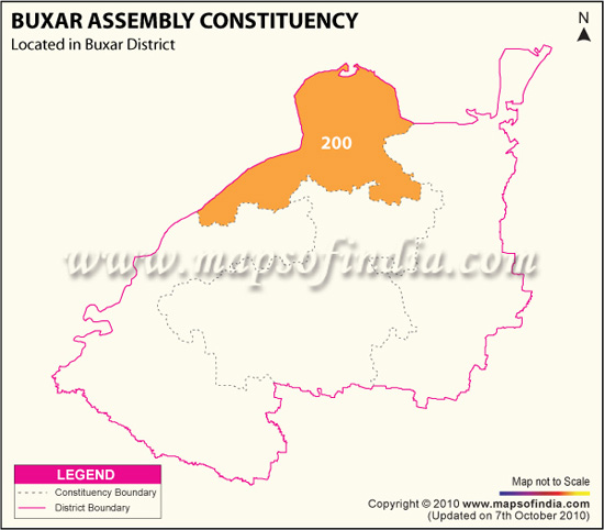 Assembly Constituency Map of Buxar