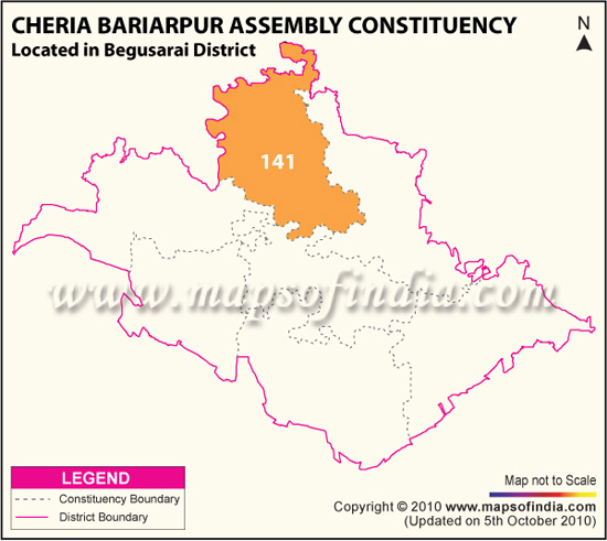 Assembly Constituency Map of Cheria Bariarpur
