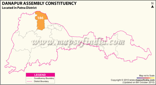 Assembly Constituency Map of Danapur