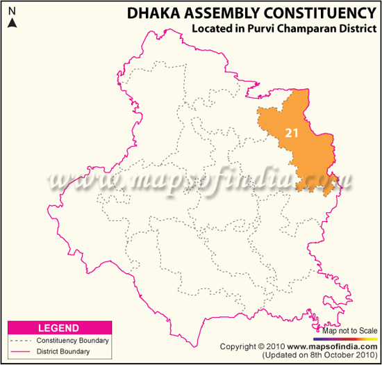 Assembly Constituency Map of Dhaka