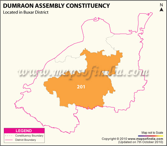 Assembly Constituency Map of Dumraon