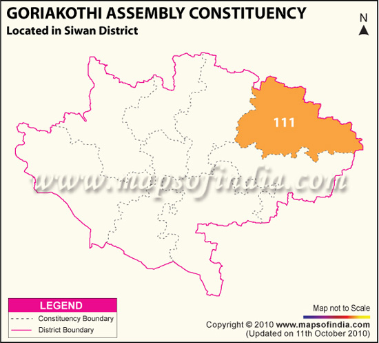 Assembly Constituency Map of Goriakothi