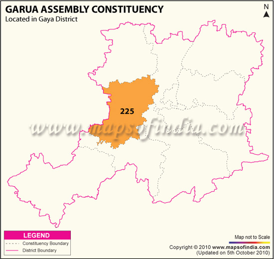 Assembly Constituency Map of Gurua