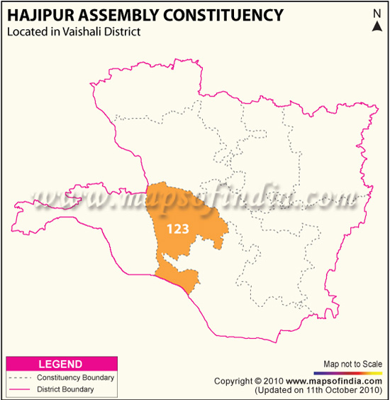 Assembly Constituency Map of Hajipur