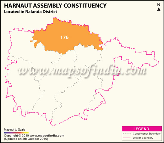 Assembly Constituency Map of Harnaut