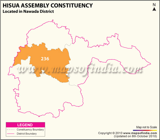 Assembly Constituency Map of Hisua