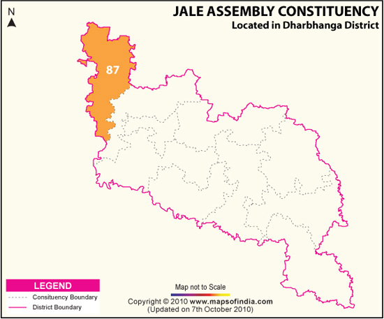 Assembly Constituency Map of Jale