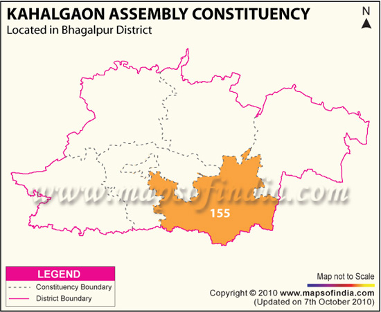 Assembly Constituency Map of Kahalgaon