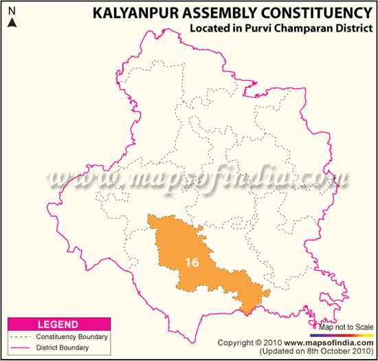 Assembly Constituency Map of Kalyanpur (SC)