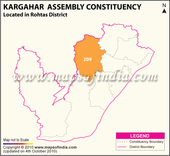 Assembly Constituency Map of Kargahar
