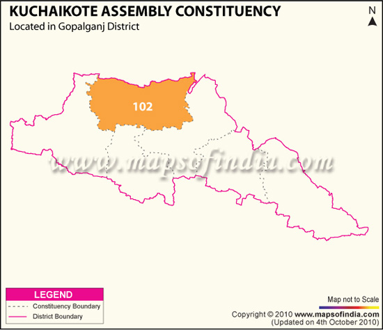 Assembly Constituency Map of Kuchaikote