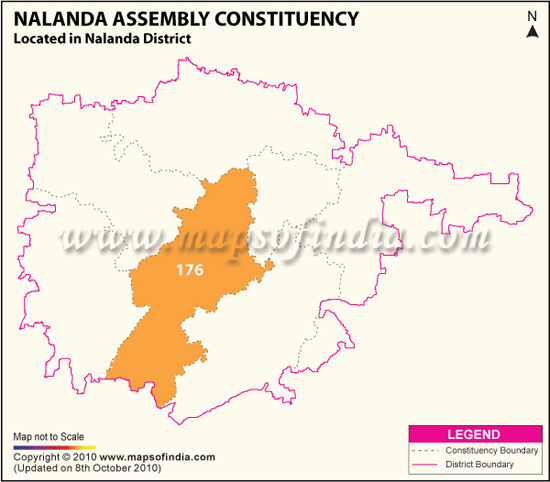Assembly Constituency Map of Nalanda