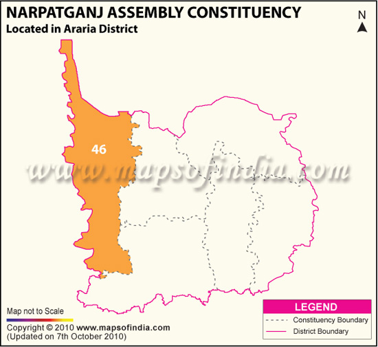Assembly Constituency Map of Narpatganj