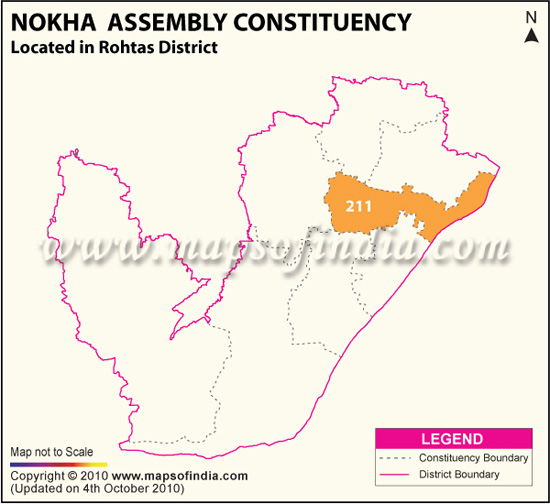 Assembly Constituency Map of Nokha