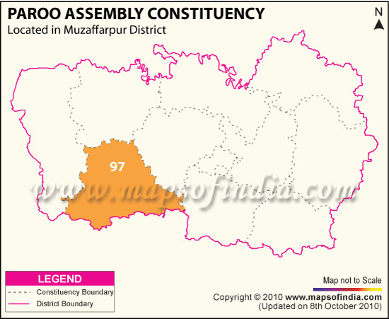 Assembly Constituency Map of Paroo