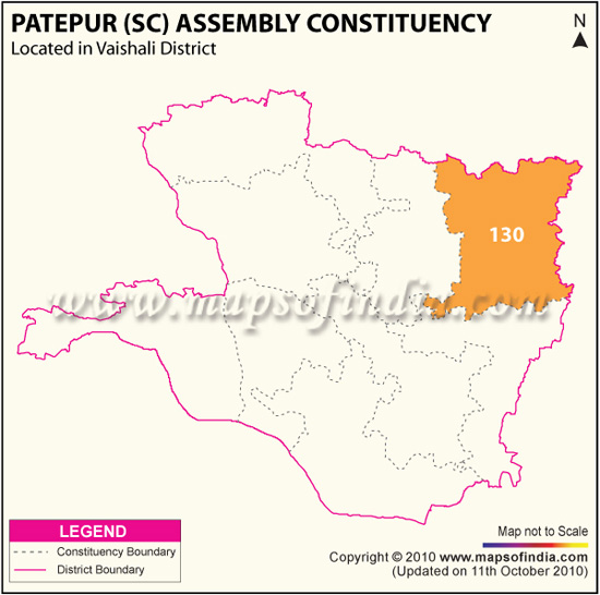 Assembly Constituency Map of Patepur (SC)