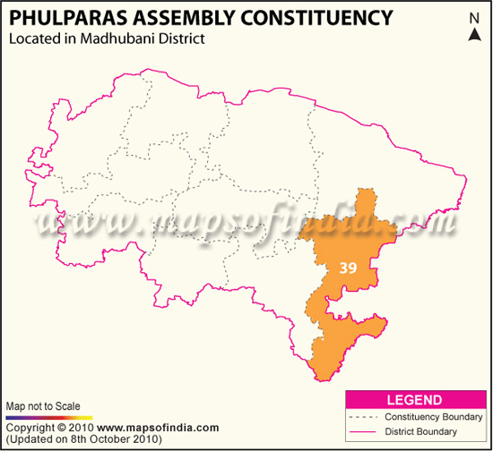 Assembly Constituency Map of Phulparas