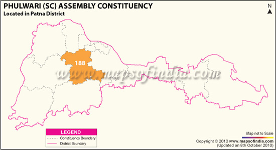 Assembly Constituency Map of Phulwari (SC)